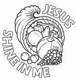 Printable Religious Thanksgiving Coloring Pages sketch template