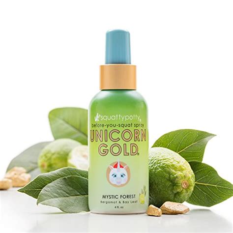 4 Fl Oz Squatty Potty Unicorn Gold Toilet Spray Mystic Forest - Warehousesoverstock