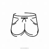 Girl Shorts Coloring Page sketch template