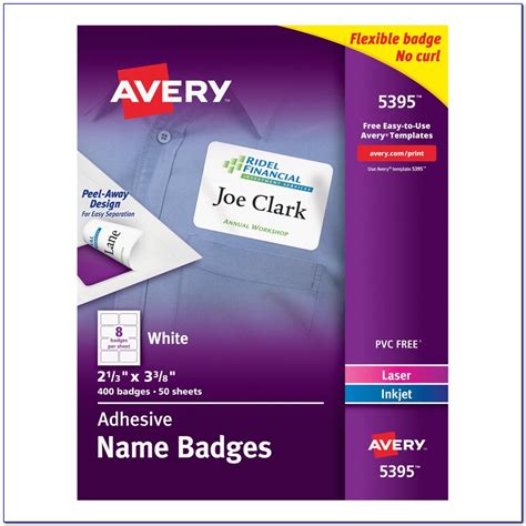 Avery Name Badges Template 25395 - Template : Resume Examples #aEDvel68k1