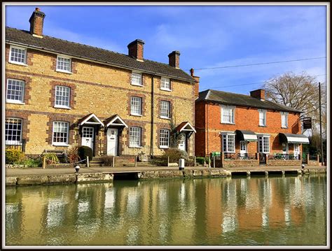 Stoke Bruerne Canal Cottages Photograph by Gordon James - Fine Art America