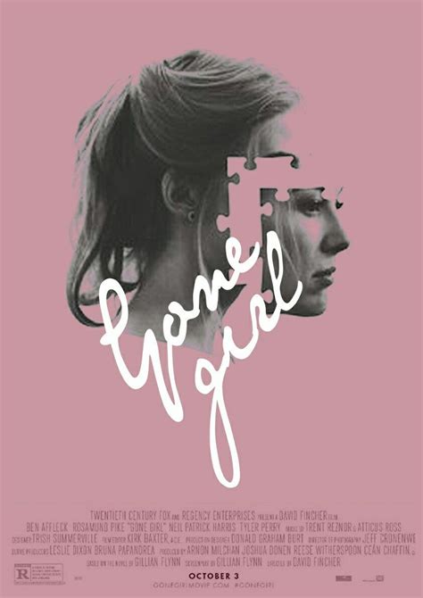 Gone Girl movie poster | Girl movies, Girl posters, Movie poster art