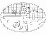 Plumber Coloring Pages  Best For Kids pages sketch template