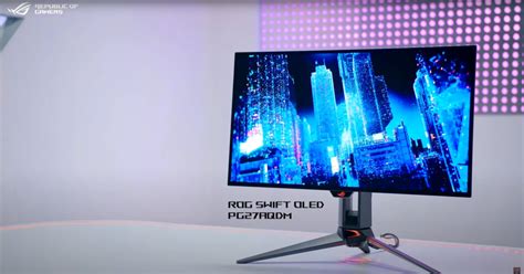 ASUS Unveils ROG SWIFT OLED PG27AQDM 27 240Hz OLED ROG