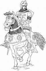 Coloring Page Knights Horse Pages Cool Color  Vrogueco sketch template