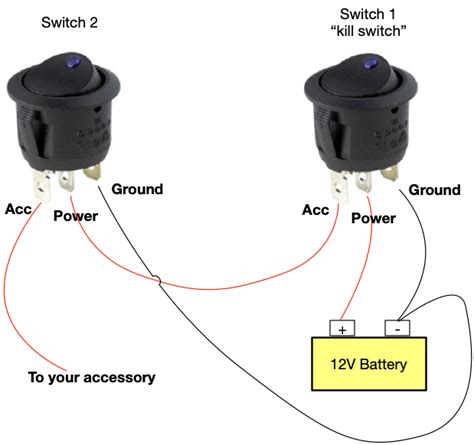 How To Wire 5 Pin Lighted Rocker Switch / Nilight 5 Pin Laser On Off Rocker Switch 20a 12v 10a ...