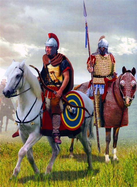 Late Roman Cavalrymen. Fifth century AD. | Roman history, Roman soldiers, Roman warriors