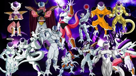 All Frieza Forms & Transformations - YouTube