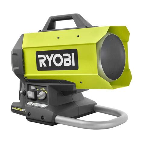 RYOBI ONE+ 18V Cordless Hybrid Forced Air Propane Heater (Tool Only) PCL801B - The Home Depot