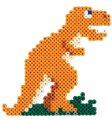 Hama Beads Dinosaur Kingdom | Bügelperlen, Hama bügelperlen, Basteln bügelperlen