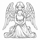 Angel Coloring Pages sketch template