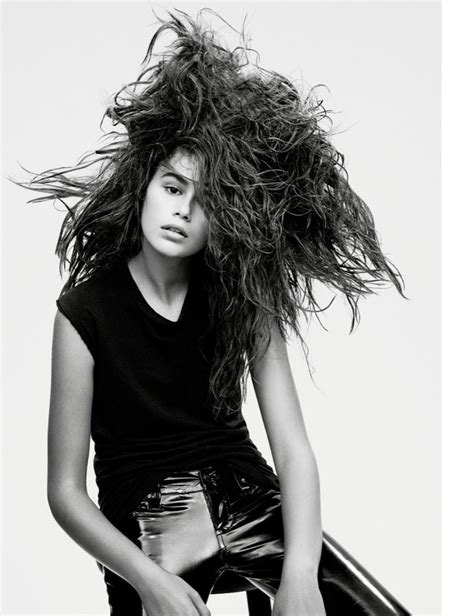 Kaia Gerber stars in hair-raising image for Interview Magazine Kaia ...