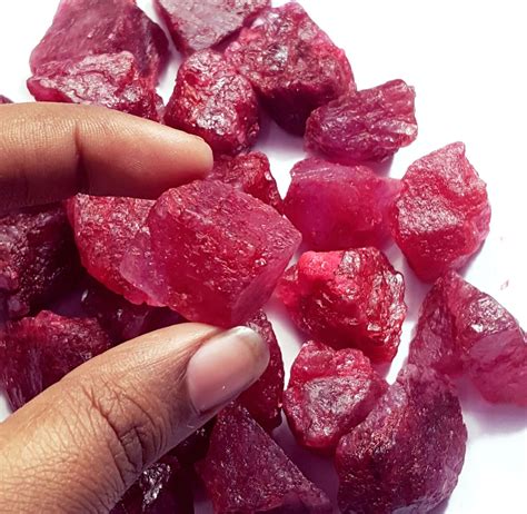 Natural Red Beryl Rough Loose Gemstone Certified Between 90 to - Etsy