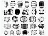 Keg Coloring Page sketch template