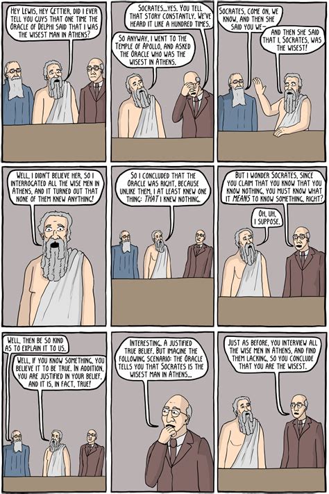 Edmund Gettier - Existential Comics