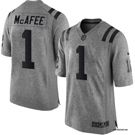 Pat McAfee Men's Indianapolis Colts Nike Gridiron Jersey - Limited Gray