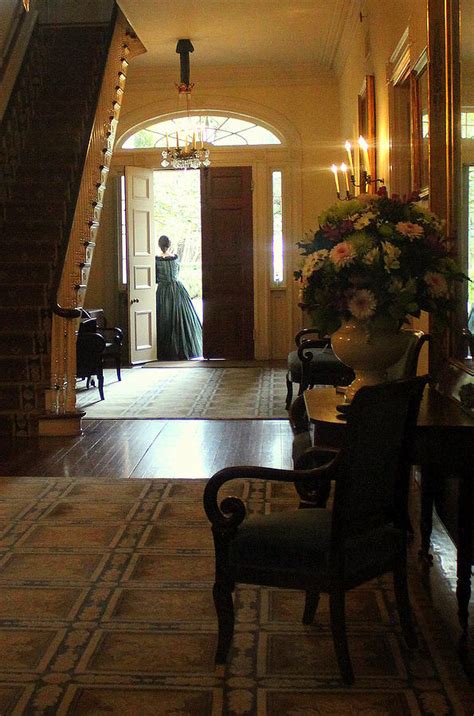 Interior Entrance of Oak Alley Plantation Photograph by Anita Hiltz - Pixels