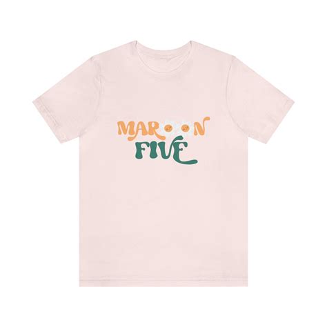 Maroon Five Concert T-shirt Music Tee Maroon 5 Tour Unisex T-shirt Pop Graphic T-shirt Groovy ...