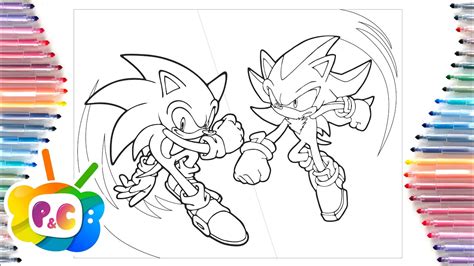 Sonic Vs Shadow coloring pages/Sonic the Hedgehog/ Elektronomia & RUD - Memory [NCS Release ...