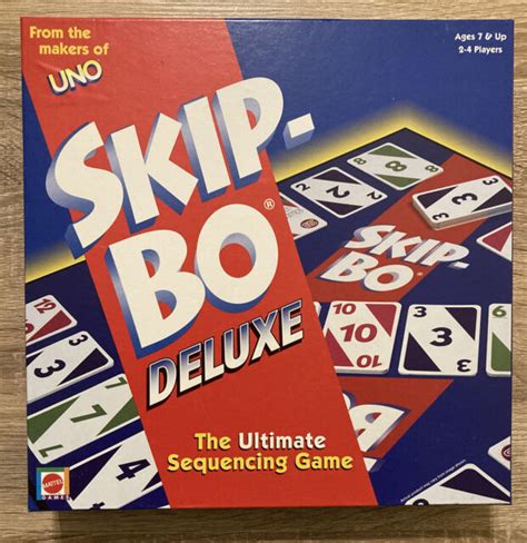 Skip-bo Deluxe Board Card Game Mattel 100 Complete 2001 for sale online | eBay