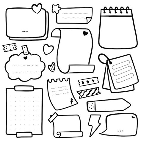 Vectores e ilustraciones de Handdrawn notebook para descargar gratis | Freepik