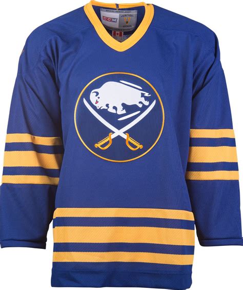 Buffalo Sabres CCM Vintage 1990 Royal Replica NHL Hockey Jersey | Nhl ...