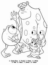 Sully Monsters Inc Coloring Page sketch template