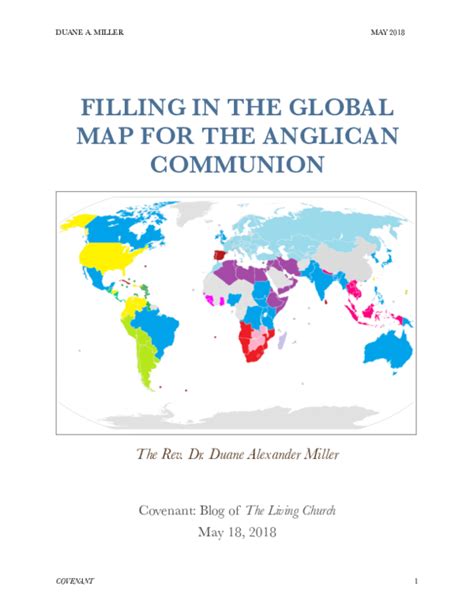 (PDF) Filling in the Map of the Anglican Communion | Duane A Miller - Academia.edu