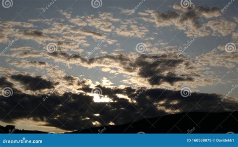 The Color of Clouds at Sunset Stock Image - Image of cloudy, cloud: 160538875