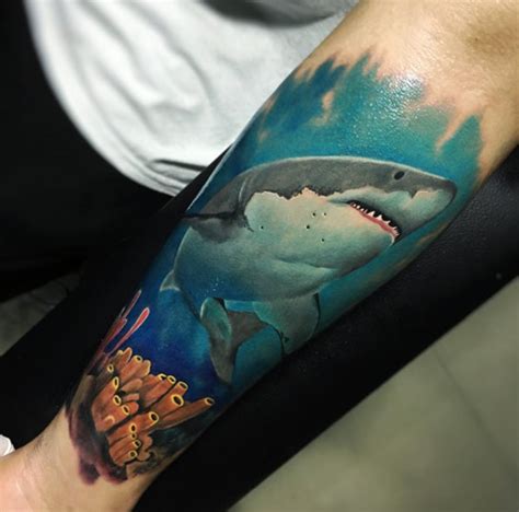 50 Fantastic Shark Tattoos That Are Better Than Shark Week - TattooBlend