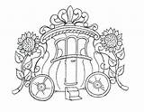 Cinderella Pumpkin Carriage Coloring Pages Sketch Coloring Page sketch template