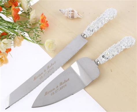 Personalized Wedding Cake Knife Set – The Suggestion Store