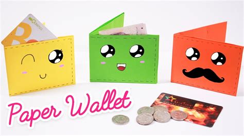 DIY Easy Origami WALLET || How to Craft a paper wallet you can make at home - YouTube