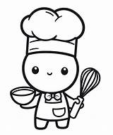Chef coloring Pages  ColoringLib sketch template