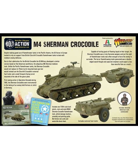 Sherman Crocodile flamethrower tank - www.tabletopper.nl