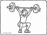 Weightlifting Coloring Pages At GetDrawings  Free Download sketch template