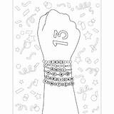 FREE Taylor Swift Friendship Bracelet Coloring Page By Teacher Sara In  sketch template