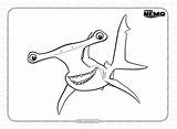 Finding Nemo Shark Chum Coloring Pages sketch template