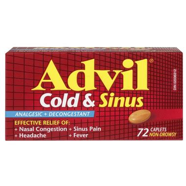 Buy Advil Cold & Sinus Caplets at Well.ca | Free Shipping $35+ in Canada