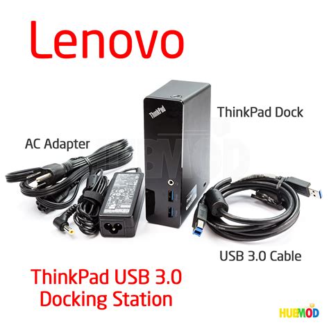 LENOVO ThinkPad USB 3.0 Docking Station 0A34193 DU9019D1 for X1 T460 ...