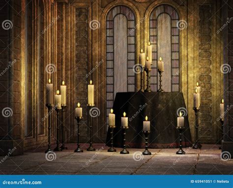 Temple of Rituals stock illustration. Illustration of light - 65941051