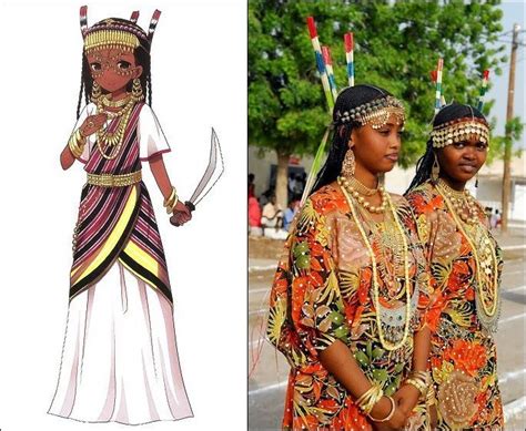 Traditional Clothes of Afar People in Djibouti, Ethiopia and Eritrea | Traditional outfits ...