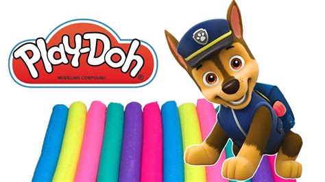 DIY How To Make PAW PATROL Play Doh Learn colors for children - YouTube