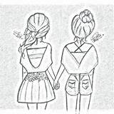 Best Friend coloring Pages bff Page  sketch template