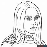 Billie Eilish Coloring Page For Adults Pages sketch template