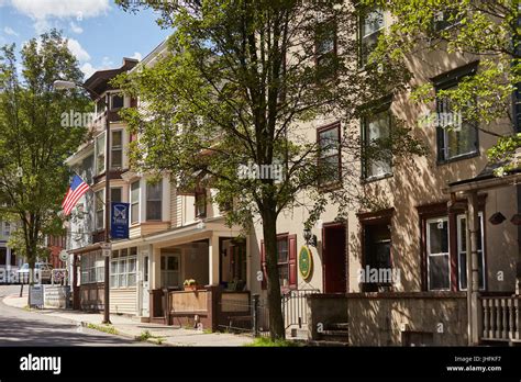 historic district houses, Jim Thorpe, Pennsylvania, USA Stock Photo - Alamy