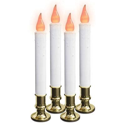 4-Piece Battery-Operated LED Flicker Candles | Flameless Candles