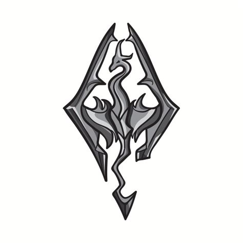 Skyrim Logo Drawing | Free download on ClipArtMag