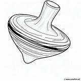 Coloring Page Of A Metal spinning top Download Or Print For Free sketch template