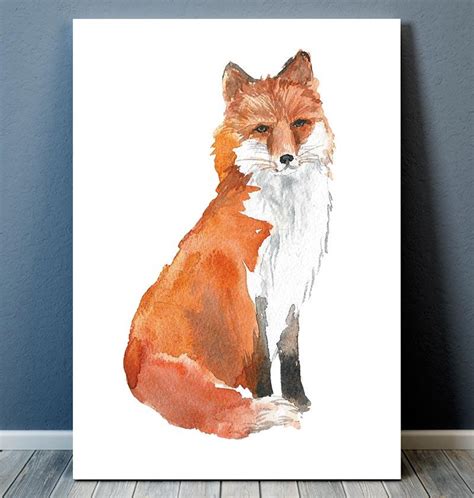 Sitting Fox Drawing at PaintingValley.com | Explore collection of Sitting Fox Drawing